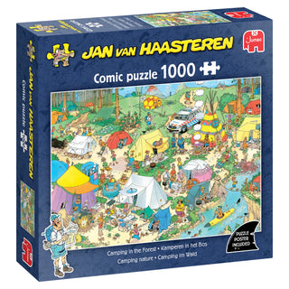 Camping in the Forest Jan van Haasteren 1000 brikker
