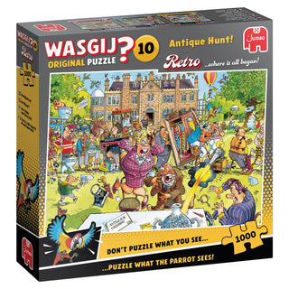 Wasgij Retro original 10 Antique Hunt! with 1000 pieces