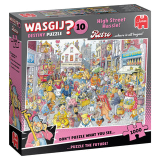 Wasgij Retro Destiny 10 High Street Hassle! with 1000 pieces