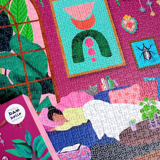 Kitsch Living Room 1000 brikker puslespil fra Studio Bambelle