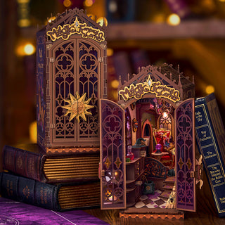 Magic Fantasy Corner Book Nook 185 brikker 3D-puslespil