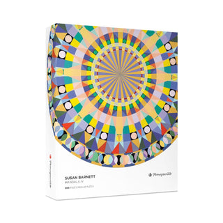 Mandala IV, rundes 500-Teile-Puzzle von Pomegranate