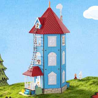 Moomin House Book Nook 441 brikker 3D-puslespil