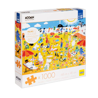 The Riviera Beach 1000 brikker Moomin puslespil fra Martinex