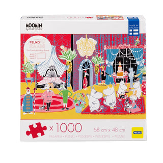 Hotel Riviera 1000 brikker Moomin puslespil fra Martinex