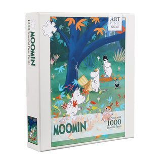 1000 brikker puslespil - Moomin in the Forest