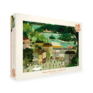 Mister Pike takes a wrong turn puslespil 1000 brikker fra Mon Joli Puzzle