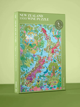 New Zealand Vinpuslespil 1000 brikker Water & Wines