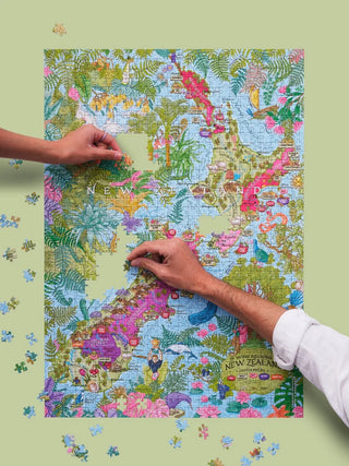 New Zealand Vinpuslespil 1000 brikker Water & Wines