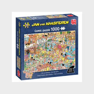 Not so Wellness Jan van Haasteren 1000 brikker puslespil