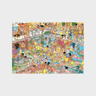 Not so Wellness Jan van Haasteren 1000 brikker puslespil