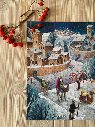 Christmas Night 500 brikker julepuslespil fra Penny Puzzle