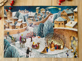 Christmas Night 500 brikker julepuslespil fra Penny Puzzle