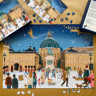 Changing the Guard 1000 brikker puslespil fra Penny Puzzle