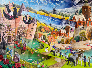 Home of Fairytales 1000 brikker puslespil fra Penny Puzzle / H. C. Andersen puslespil