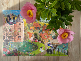 Home of Fairytales 1000 brikker puslespil fra Penny Puzzle / H. C. Andersen puslespil