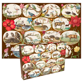 Nature in Miniature 2000 brikkervintage puslespil fra Penny Puzzle