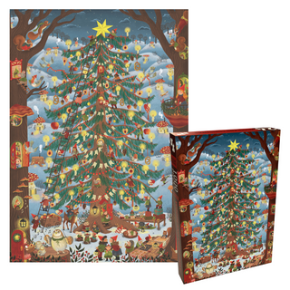 Woodland Christmas 1000 brikker julepuslespil fra Penny Puzzle