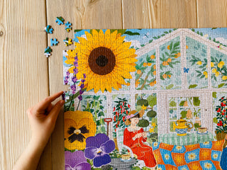 Garten der Freundschaft, 1000 Teile von Penny Puzzle 
