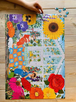 Garten der Freundschaft, 1000 Teile von Penny Puzzle 
