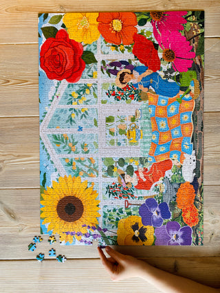 Garten der Freundschaft, 1000 Teile von Penny Puzzle 