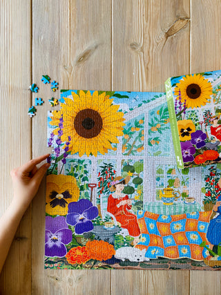 Garten der Freundschaft, 1000 Teile von Penny Puzzle 