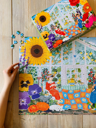 Garten der Freundschaft, 1000 Teile von Penny Puzzle 