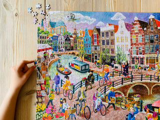 Home of Canals 1000 Teile Puzzle von Penny Puzzle | Amsterdam Puzzle