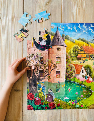 Home of Fairytales 100 XL brikker børnepuslespil +5 år fra Penny Puzzle