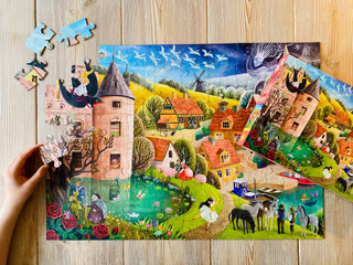 Home of Fairytales 100 XL brikker børnepuslespil +5 år fra Penny Puzzle