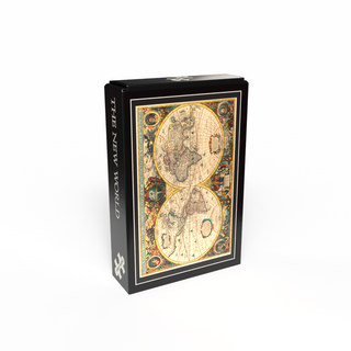 Das Vintage-Mini-Puzzle „New World“ mit 99 Teilen von Penny Puzzle