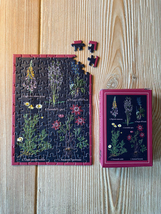 The Wild Herbarium minipuslespil med 99 brikker fra Penny Puzzle
