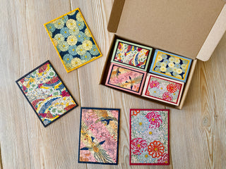 4 x Japansk minipuslespil med 99 brikker fra Penny Puzzle