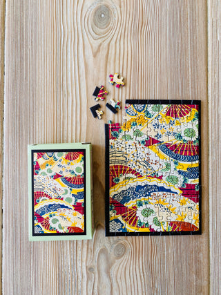 Pleated Fans minipuslespil med 99 brikker fra Penny Puzzle