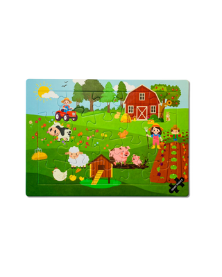 On The Farm - 20 brikker børnepuslespil +3 år fra Penny Puzzle