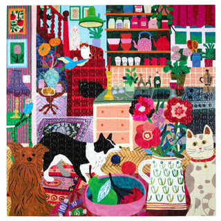 Pets in the Kitchen eeBoo 1000 piece puzzle 