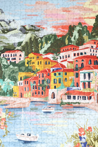 Lake Como 1000 brikker puslespil fra Piecely Puzzles