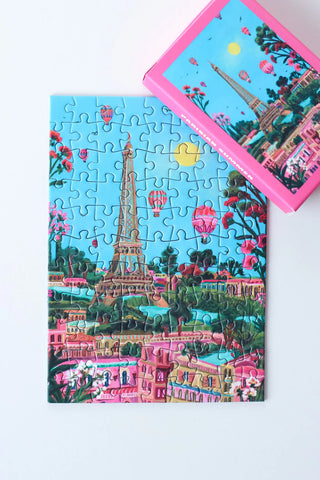 Parisian Summer 99 brikker minipuslespil fra Piecely Puzzles