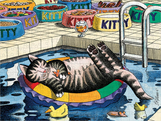 Pool Cat 300 XL pieces puzzle from Pomegranate