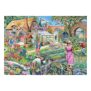 Pretty Potager 1000 brikker puslespil fra House of Puzzles