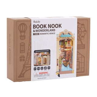 Romantic Venice Book Nook 110 brikker 3D-puslespil