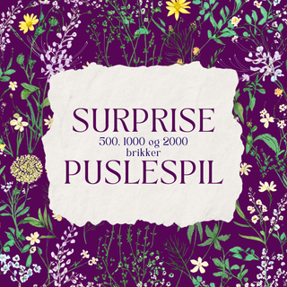 Surprise puslespil 500, 1000 og 2000 brikker