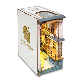 Sakura Densya Book Nook 340-teiliges 3D-Puzzle