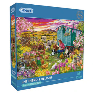 Shepherd's Delight 1000 piece puzzle from Gibson 