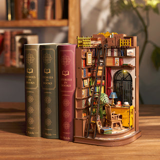 Silent Corner Study Book Nook 196 brikker 3D-puslespil