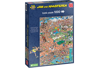 Jan van Haasteren 1000 brikker puslespil Summer Games Paris