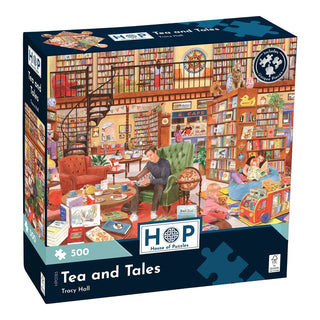 Tea and Tales 500 brikker puslespil fra House of Puzzles