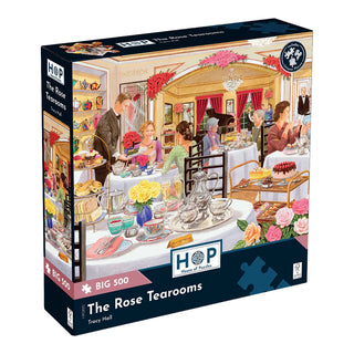 The Rose Tearooms 500 XL brikker puslespil fra House of Puzzles
