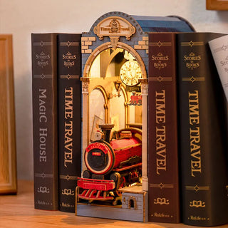 Time Travel Book Nook 258 brikker 3D-puslespil