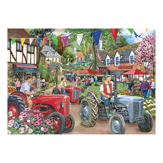 Tractor Parade 1000 brikker puslespil fra House of Puzzles